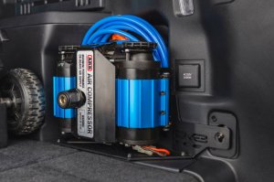 Toyota 4Runner Compressor Mount - Rear - DV8 Offroad - i-Force MAX - Micro Texture Black Powder Coat - `25-`26